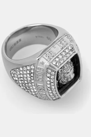 Guess Pierścionek LION KING męski JUMR05 002JW