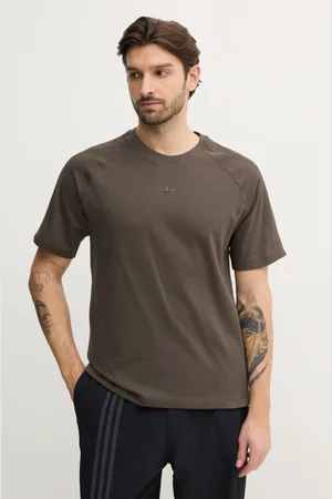 adidas T-shirt bawełniany Essential męskie kolor gładki JD3276