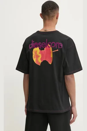 Diesel T-shirt T-BOXT-R18 T-SHIRT męski kolor gładki A16689.0AKAK