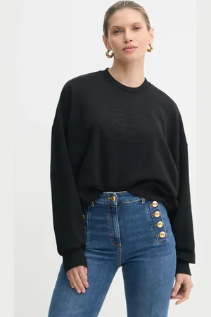 Elisabetta Franchi Bluza damska kolor z aplikacją MD00551E2