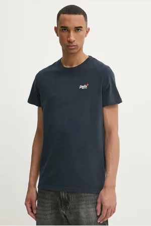 Superdry T-shirt męski kolor gładki M1012078A-98T