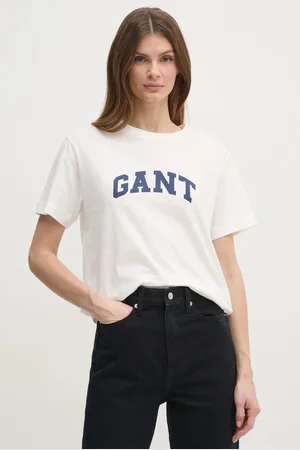 GANT T-shirt bawełniany damski kolor 4200553