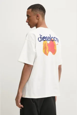 Diesel T-shirt T-BOXT-R18 T-SHIRT męski kolor gładki A16689.0AKAK
