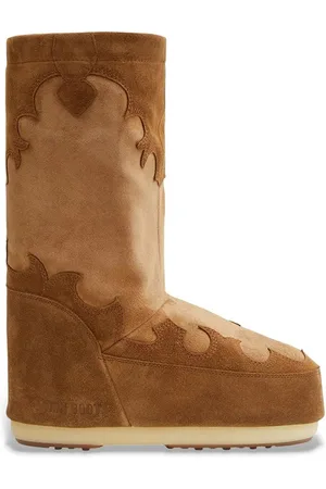 Moon Boot śniegowce zamszowe MB ICON SUEDE EMROIDERY kolor 80D1402990 M008