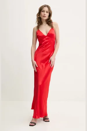 Bardot Sukienka kolor maxi prosta 57516DB7