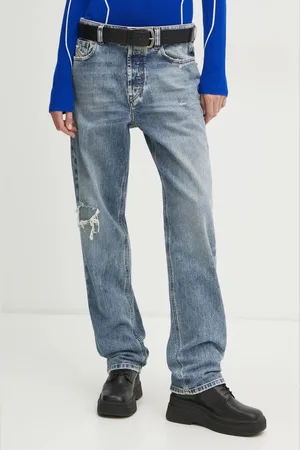 Diesel Jeansy 1988 D-ARK L.32 TROUSERS damskie high waist A07018.09L34