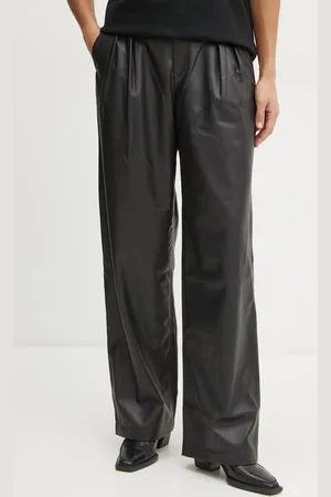 HUGO BOSS Spodnie damskie kolor proste high waist 50526501