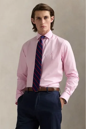 Ralph Lauren Koszula bawełniana męska kolor slim z kołnierzykiem włoskim 712969015