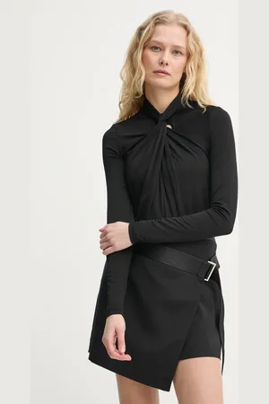 AllSaints Bluzka MINA damska kolor gładka W071PB