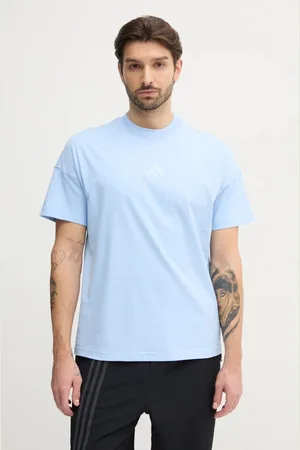 adidas T-shirt bawełniany ALL SZN męski kolor gładki JI6404