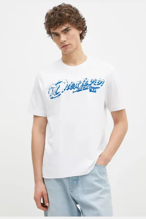 Diesel T-shirt bawełniany T-ADJUST-R7 T-SHIRT męski kolor z nadrukiem A16406.0QIAM