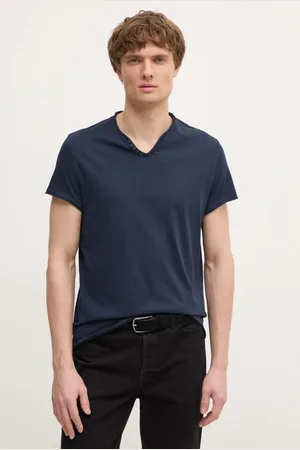 Zadig & Voltaire T-shirt bawełniany męski kolor gładki JMTN01631