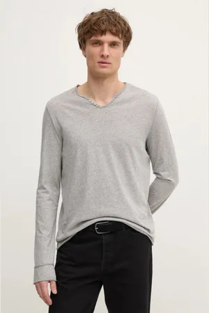Zadig & Voltaire Longsleeve bawełniany kolor melanżowy JMTN01630
