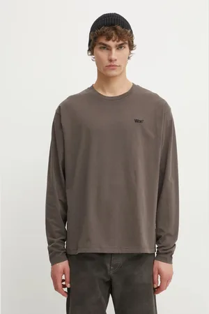 Won Hundred Longsleeve bawełniany kolor z aplikacją 3417-12063