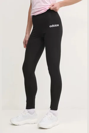 adidas Legginsy Essentials Linear damskie kolor z nadrukiem JG8621