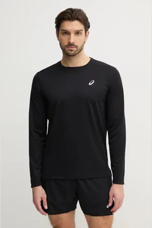Asics Longsleeve do biegania Core kolor gładki 2011D219
