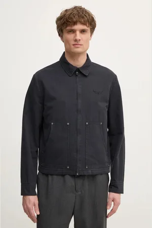 Zadig & Voltaire Kurtka bawełniana kolor przejściowa WMOW01399