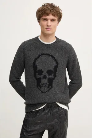 Zadig & Voltaire Sweter wełniany męski kolor KMSW01718