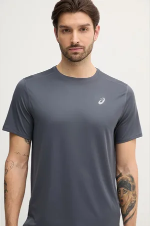 Asics T-shirt do biegania Core kolor gładki 2011D221
