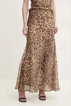 Bardot Spódnica kolor maxi rozkloszowana 59754SB