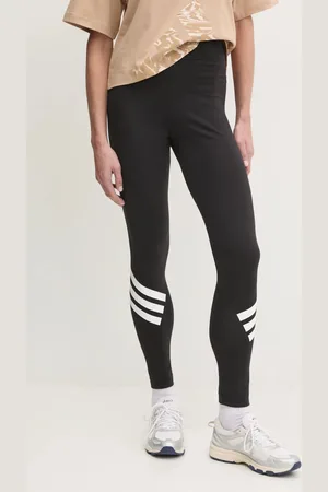 adidas Legginsy Future Icons damskie kolor z nadrukiem JE0215