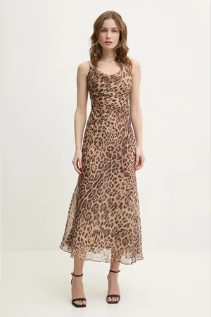 Bardot Sukienka kolor maxi rozkloszowana 59709DB