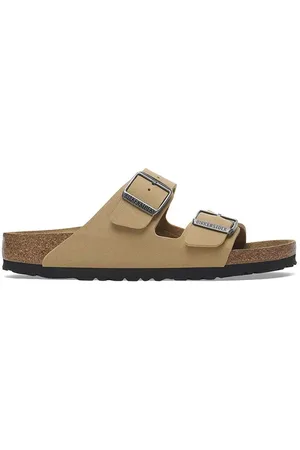 Birkenstock Klapki nubukowe Arizona Birkibuc kolor 1029170