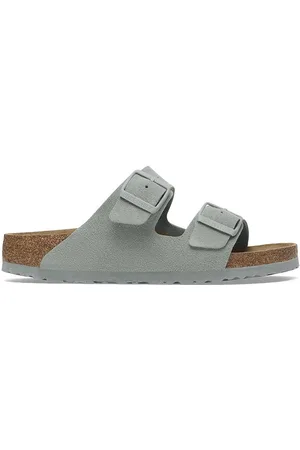 Birkenstock Klapki zamszowe Arizona męskie kolor 1029146