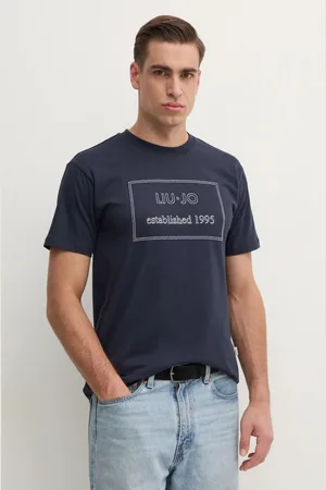 Liu Jo T-shirt męski kolor wzorzysty QA5162 J4819