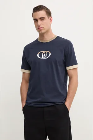 Liu Jo T-shirt męski kolor z nadrukiem QA5275 J4819