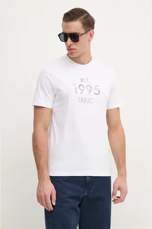 Liu Jo T-shirt męski kolor z nadrukiem QA5125 J4924