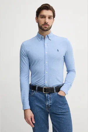 Ralph Lauren Koszula bawełniana męska kolor regular z kołnierzykiem button-down 710654408