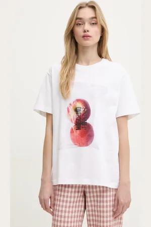 Moschino T-shirt bawełniany damski kolor 0707 3229