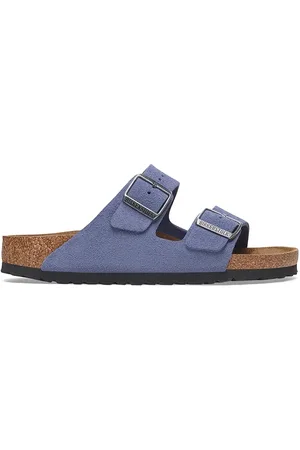 Birkenstock Klapki zamszowe Arizona damskie kolor 1029218