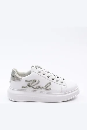 Karl Lagerfeld Sneakersy skórzane KAPRI kolor KL62511G