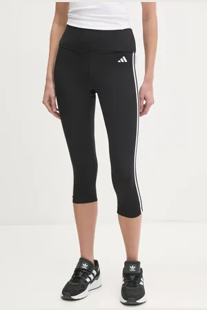 adidas Legginsy treningowe 3-Stripes kolor z nadrukiem HT5437