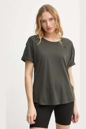 G-Star T-shirt bawełniany damski kolor szary