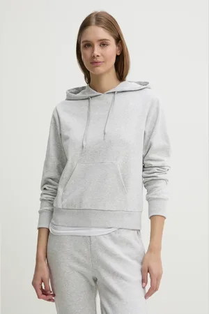 Guess Bluza SOFIA damska kolor z kapturem gładka O5RQ02 KCO31