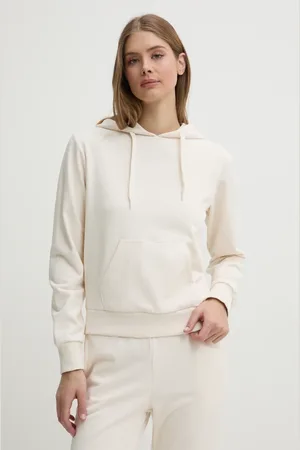 Guess Bluza SOFIA damska kolor z kapturem gładka O5RQ02 KCO31