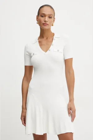 Guess Sukienka PAULA kolor mini rozkloszowana W5RK18 Z2U00