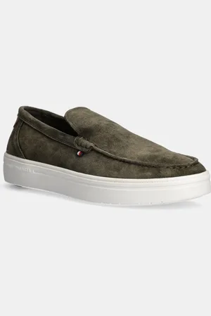 Tommy Hilfiger Mokasyny zamszowe MODERN LIGHT HYBRID SUEDE LOAFER męskie kolor FM0FM05354