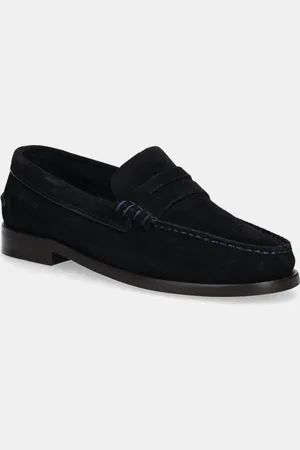 Tommy Hilfiger Mokasyny zamszowe CLASSIC HILFIGER SUEDE LOAFER męskie kolor FM0FM05363