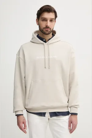 Pepe Jeans Bluza bawełniana BREAKING RECORDS HDY męska kolor z kapturem z nadrukiem RM580021