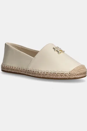 Tommy Hilfiger Espadryle skórzane TH LOGO LEATHER ESPADRILLE kolor FW0FW08540