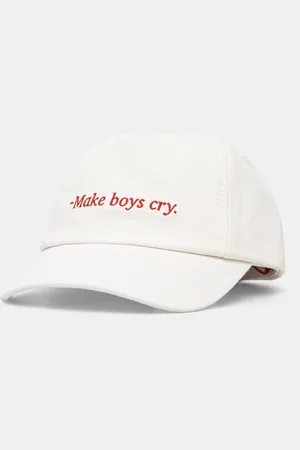 HUGO BOSS Czapka z daszkiem bawełniana kolor wzorzysta 50533420