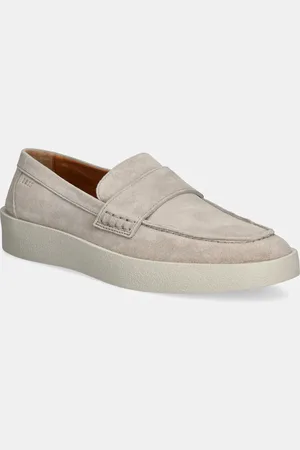 HUGO BOSS Mokasyny zamszowe Clay męskie kolor 50536159