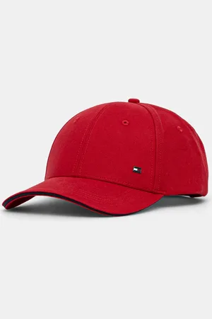 Tommy Hilfiger Czapka z daszkiem bawełniana kolor gładka AM0AM13164
