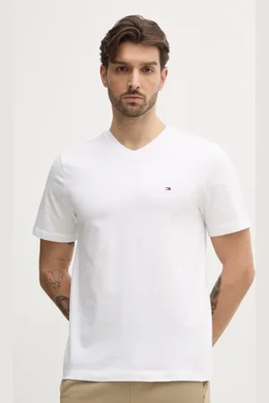 Tommy Hilfiger T-shirt bawełniany męski kolor gładki MW0MW39249