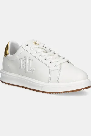 Ralph Lauren Sneakersy skórzane Ainsley kolor 802978213001
