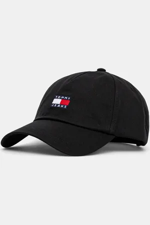 Tommy Hilfiger Czapka z daszkiem bawełniana kolor z aplikacją AM0AM12933